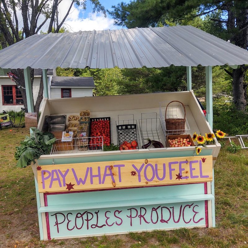 THE PAY WHAT YOU FEEL FARM STAND